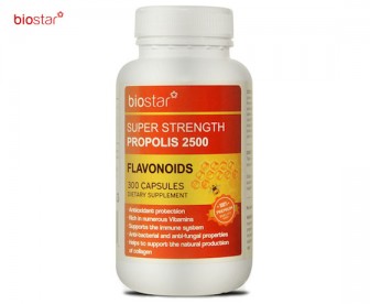 Biostar 葆星 超强含量蜂胶胶囊2500mg 300粒 Biostar 葆星 超强含量蜂胶胶囊2500mg 300粒